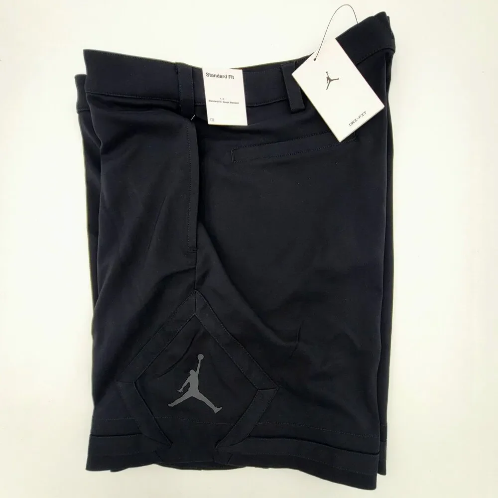 Nike Jordan DriFit Sport Golf Diamond Shorts Men's Size 36 Black DZ0557-010 NWT